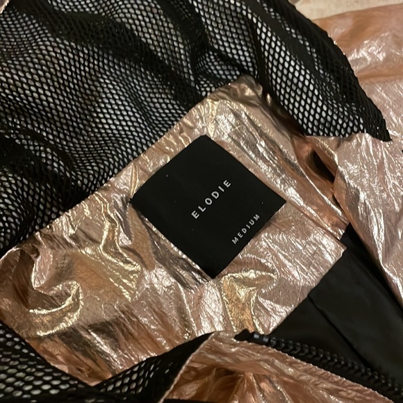 Rose gold zip up hoodie - Picture 2 of 5